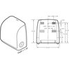 Scott Control Slimroll Manual Towel Dispenser, 12.63 x 10.2 x 16.13, White 47071